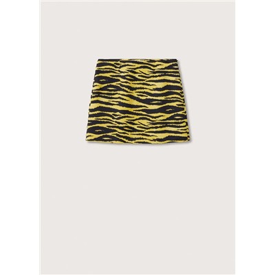 Minifalda animal print -  Mujer | MANGO OUTLET Melilla