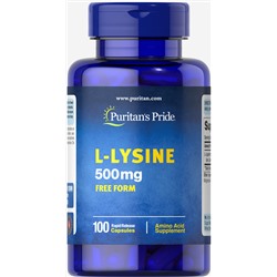 Puritan's Pride L-Lysine 500 mg