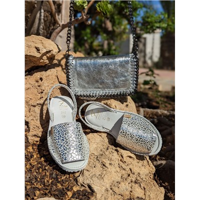 AB.Zapatos · 504-8 Guepardo plata+Pelle CANDELA plata АКЦИЯ