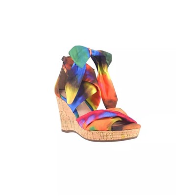 IMPO Women's Omyra Ankle Wrap Wedge Sandals