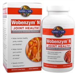 Wobenzym, Wobenzym N, Здоровье суставов, 800 таблеток, покрытых кишечнорастворимой оболочкой