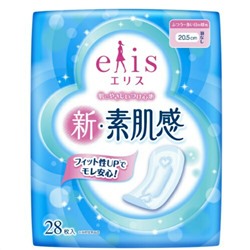 Гигиенические прокладки для женщин без крылышек DAIO Elis Skin мягкой поверхностью 20,5см 28шт