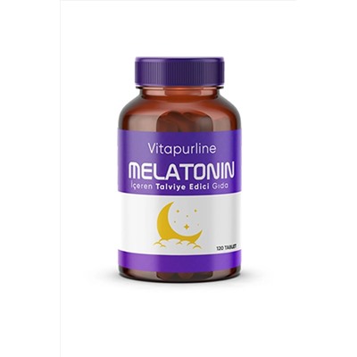 VİTAPURLİNE Melatonin Içeren Takviye Edici Gıda 120 Tablet Daha Kaliteli Bir Uyku MLTN-01