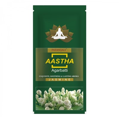 PATANJALI Aastha Agarbatti Jasmine  Благовоние Жасмин 150г