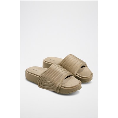 Sandalias con plataforma Beige