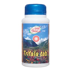 SHRI GANGA Trifala Tab Трифала для укрепления иммунитета и очищения организма 200таб