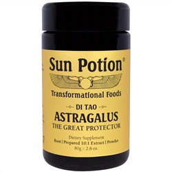 Sun Potion, Порошок Астрагал, Обработка в сыром виде, 2,8 унции (80 г)