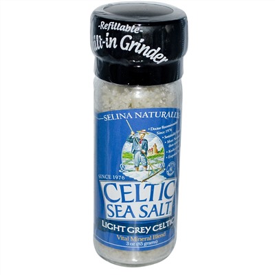 Celtic Sea Salt, Светло-серая кельтская соль 3 унции (85 г)