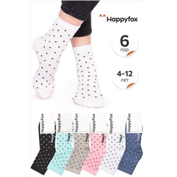 Набор детских носков 6 пар Happy Fox