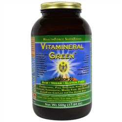 HealthForce Nutritionals, Vitamineral Green, версия 5.3, 17,64 унции (500 г)