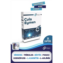 Cula Pharma Cula Eymen Ginseng, Tribulus, L-karnitin Erkeklere Özel Multivitamin Ve Mineral Takviye Edici Gıda CL-EYMN-40