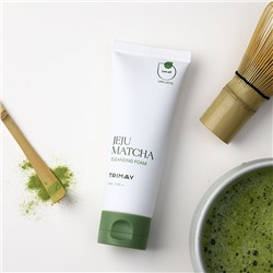 Jeju Matcha Low pH Cleansing Foam Слабокислотная пенка для умывания с чаем матча