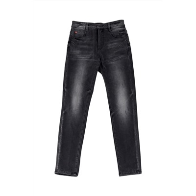 Vaquero skinny fit de tiro alto Negro