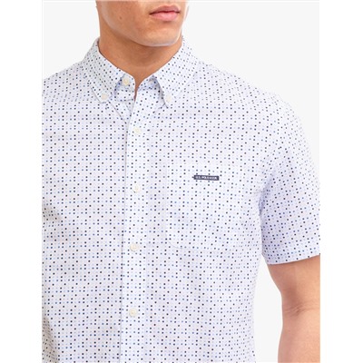 MULTI DOT SLUB POPLIN SHIRT