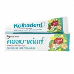 [KOLBADENT] Зубная паста натуральная ГВОЗДИКА/МЯТА Herbal Toothpaste, 35 гр