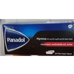 Panadol Migrestop 250 mg 24 Film Tablet