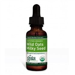 Gaia Herbs, Wild Oats Milky Seed, Organic, 1 fl oz (30 ml)