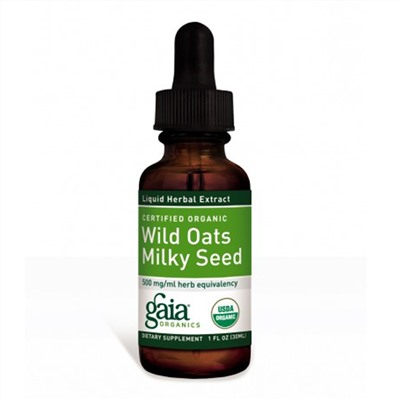 Gaia Herbs, Wild Oats Milky Seed, Organic, 1 fl oz (30 ml)