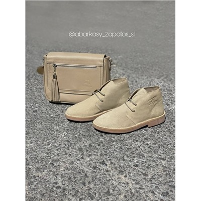 AB.Z. SAFARY S.A DUNE+Pelle Ab.Zapatos VIGA (1170) taupe АКЦИЯ