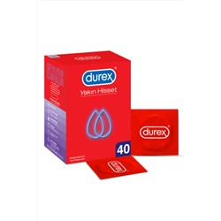 Durex Yakın Hisset Prezervatif, 40'lı Ekonomik Avantaj Paket PKTDRXYH40X2