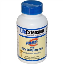 Life Extension, Быстрый витамин С с дигидрокверцетином, 120 растительных таблеток