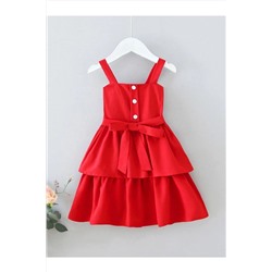 Da&Mira Kız Çocuk Kırmızı Elbise KR11111