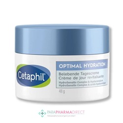 Cétaphil Optimal Hydratation Crème de Jour Revitalisante - Peaux Déshydratées et Fatiguées 48g