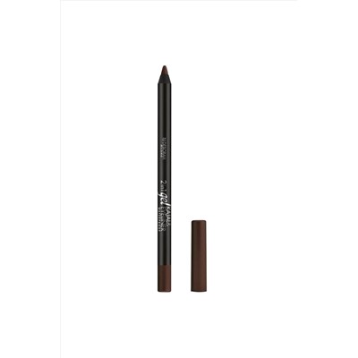 Deborah Milano 2 In 1 Gel Kajal Eyeliner Pencil No:05 Kahverengi Göz Kalemi