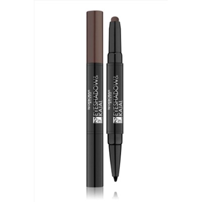 Deborah 2in1 Eyeshadow&kajal07 Dark Brown