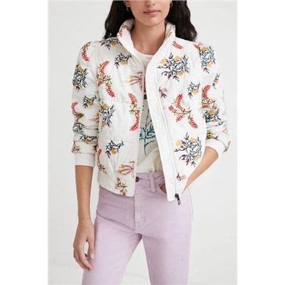 Chaqueta padded floral