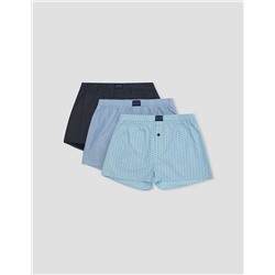 Pack 3 Boxers, Hombre, Azul