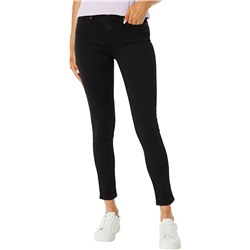 U.S. POLO ASSN. Core Super Skinny Mid-Rise Stretch Denim Jeans in Black