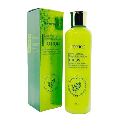 DEOPROCE OLIVE THERAPY ESSENTIAL MOISTURE LOTION Увлажняющий лосьон для лица с экстрактом оливы 260мл