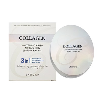 ★SALE★ Collagen Whitening Prism Air Cushion SPF50+ PA+++ #21, Осветляющий кушон с коллагеном