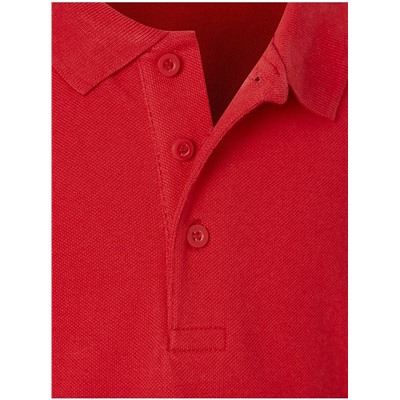 Red Short Sleeve School Polo Shirts 2 Pack