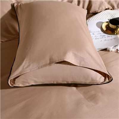 Комплект постельного белья Однотонный Сатин Элитный OCE015