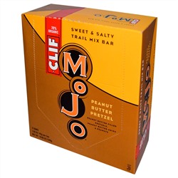Clif Bar, Mojo, Sweet & Salty Trail Mix Bar, Peanut Butter Pretzel, 12 Bars, 1.59 oz (45 g)