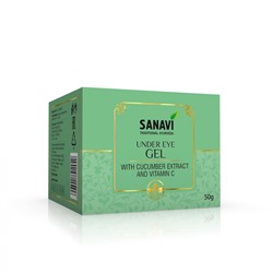 SANAVI Gel for the skin around the eyes cucumber and vitamin C Гель для кожи вокруг глаз огурец и витамин С 50г