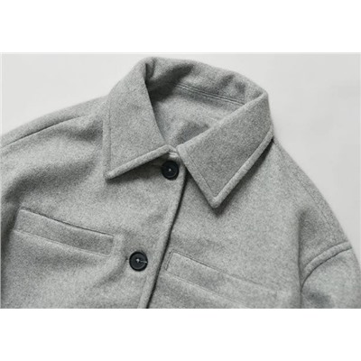 Mang*o  😍 однобортное короткое шерстяное пальто.. ( может прийти без бумажных бирок)