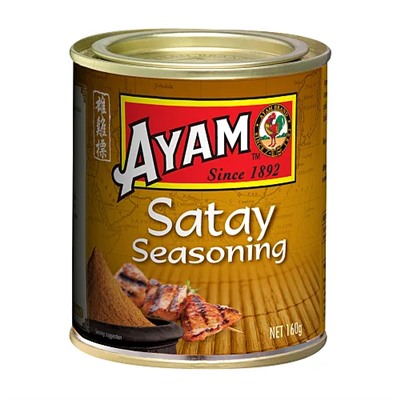 AYAM Satay Сатай специи для жарки картофеля и овощей ж/б 160г