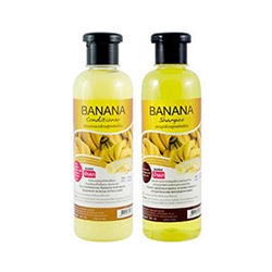 Набор из шампуня и кондиционера для волос "Банан"от Banna 360мл+360мл / Banna Shampoo+Conditioner Banana set 360ml+360 ml