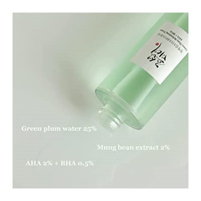 Освежающий тонер с зеленой сливой и кислотами Beauty Of Joseon Green Plum Refreshing Toner Aha + Bha, 150 мл