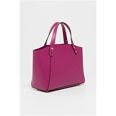 Bolso de piel Parl Fucsia