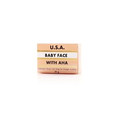 Омолаживающее мыло Baby Face от K.Brothers 50 Гр / K.Brothers Baby Face Soap with AHA 50g