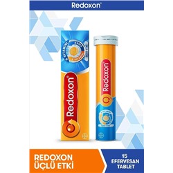 Redoxon Üçlü Etki 15 Efervesan Tablet I 1000 Mg C Vitamini, D Vitamini Ve Çinko Içeren Takviye Edici 8699546020447