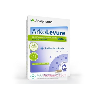 ArkoPharma ArkoLevure Levure Revivifiable 250mg 30 gélules