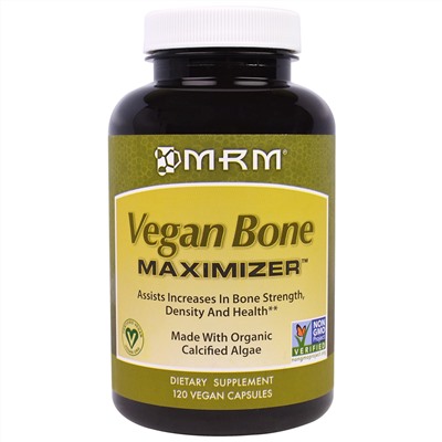 MRM, Веганский максимизатор для костей, 120 вегетарианских капсул