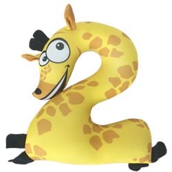 Игрушка "Цифра "2" жираф"