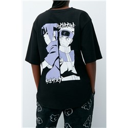 Camiseta Naruto Akatsukiz Negro
