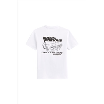Camiseta Fast & Furious Blanco